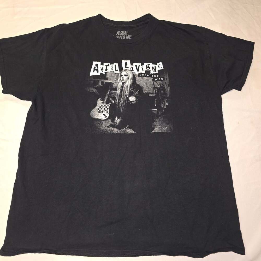 Avril Lavigne Greatest Hits Tour 2024 Black Concert T-Shirt XL